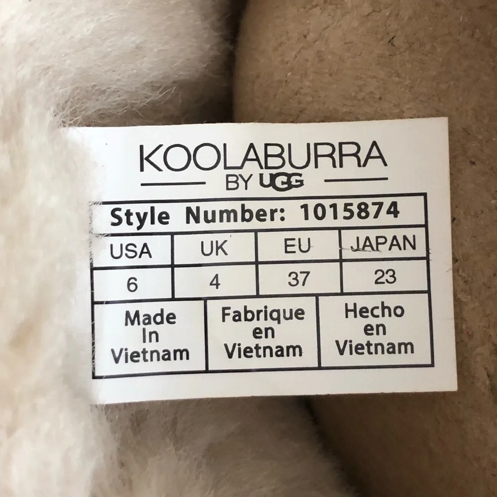 UGG Koolaburra Victoria short boots, size 6